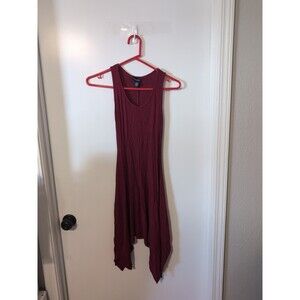 Rue 21 Red Sequin Bodycon Tank Dress Sz X Small  Sleeveless Stretch